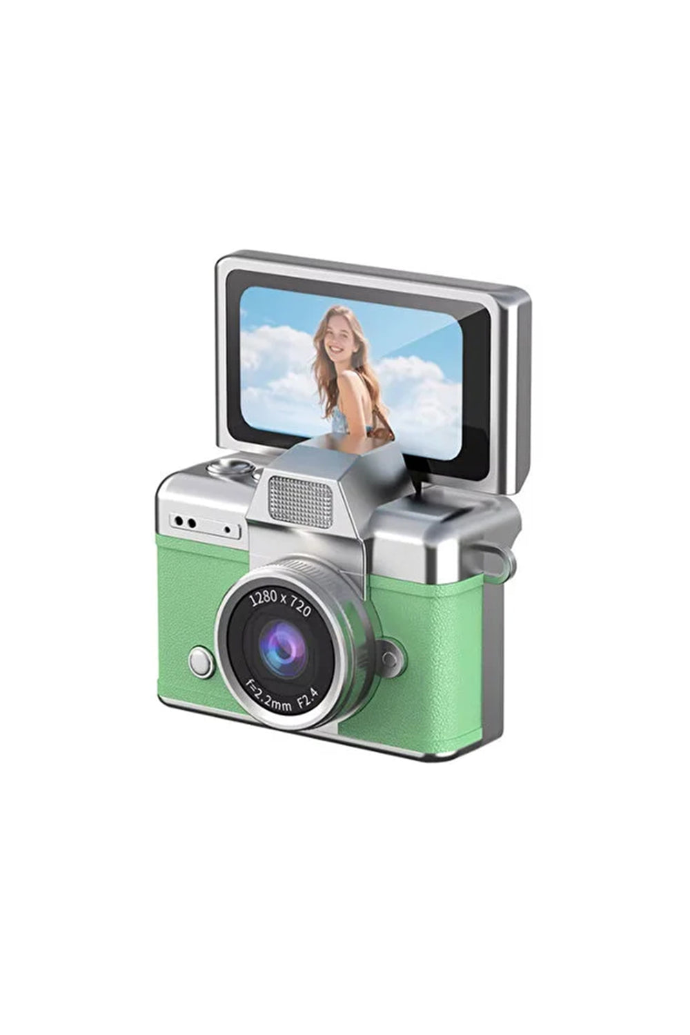 Retro Mini Vlog Kamera HD 720P Dijital Fotoğraf Makinesi Taşınabilir Nostaljik Kamera 📸