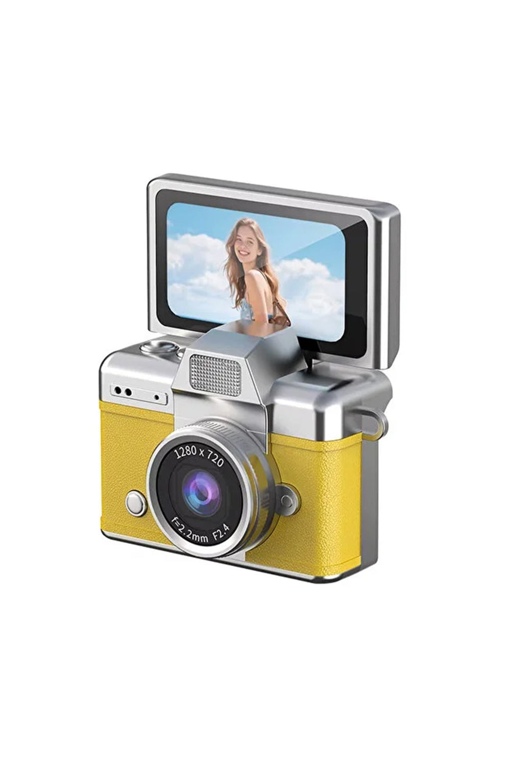 Retro Mini Vlog Kamera HD 720P Dijital Fotoğraf Makinesi Taşınabilir Nostaljik Kamera 📸