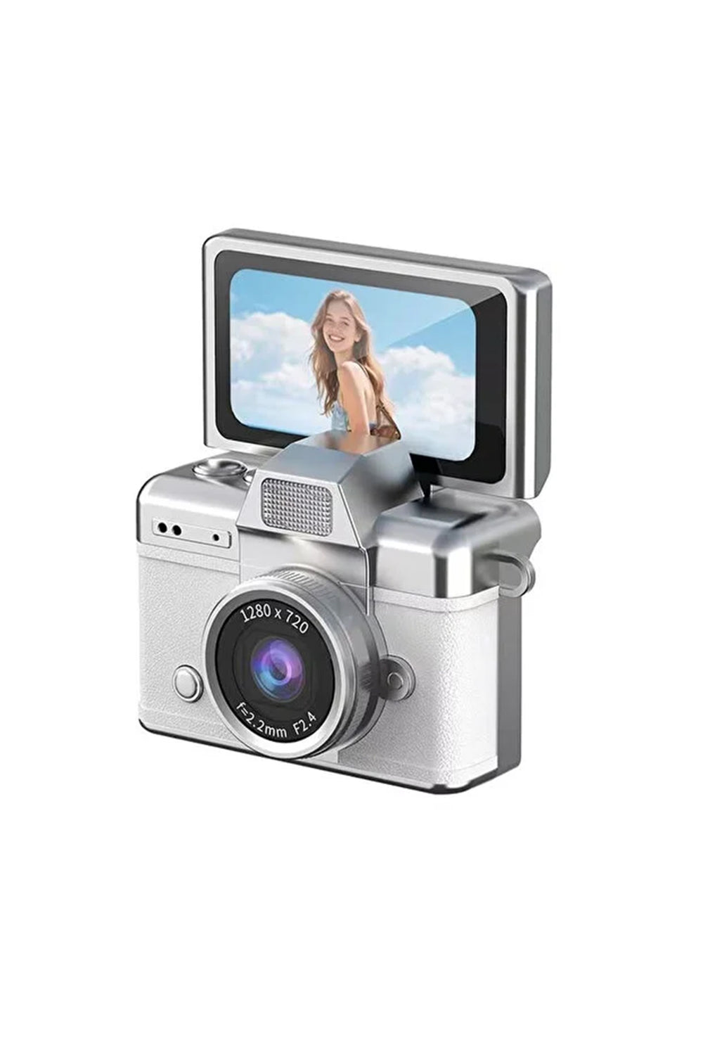 Retro Mini Vlog Kamera HD 720P Dijital Fotoğraf Makinesi Taşınabilir Nostaljik Kamera 📸