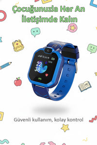 SIM Kartlı Akıllı Çocuk Saati | Sesli Görüşme | Ebeveyn Kontrollü | BTK Kayıtlı