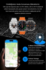 SIM Kartlı GPS & Wi-Fi Destekli Akıllı Saat | Kameralı | IP67 Dayanıklı