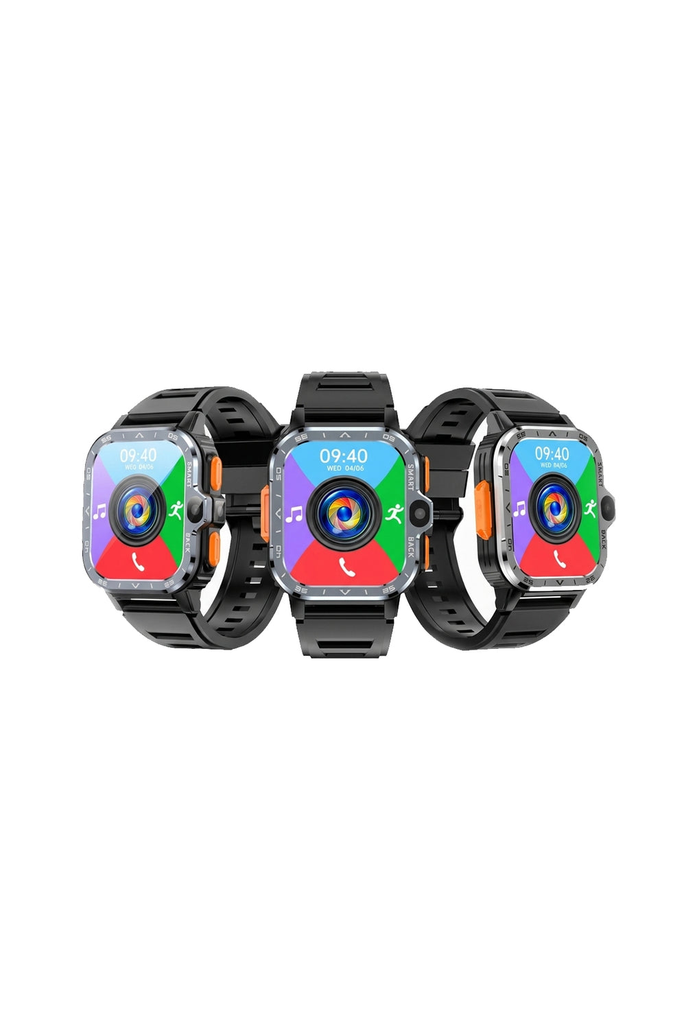 PGD Watch 4G Android Telefon Saat | SIM Kartlı | GPS | Wi-Fi | AMOLED | Play Store