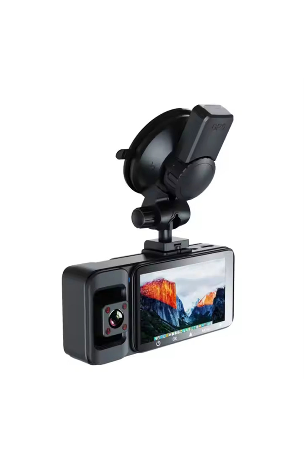 K02 ProMax 4K 3 Kameralı Araç İçi Kamera GPS WiFi Gece Görüşlü Ön Arka İç Kayıt