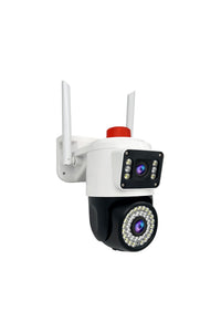 LF-006 4MP Çift Lens WiFi Güvenlik Kamerası 120° Panoramik Gece Görüşlü IP Kamera