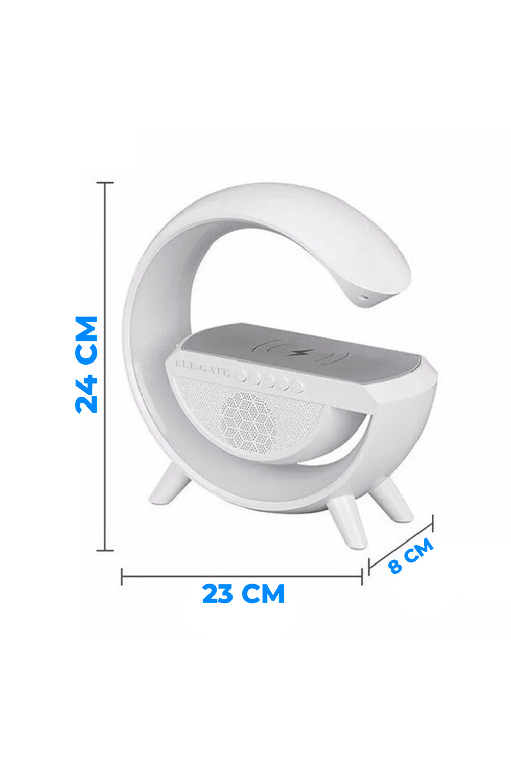 G Bluetooth Hoparlör & 15W Kablosuz Şarjlı Akıllı Gece Lambası