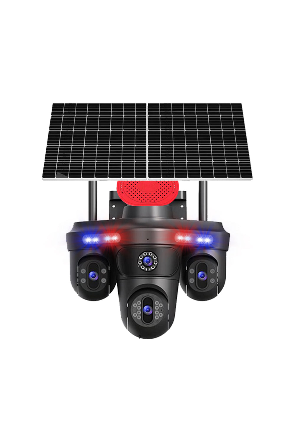 SNR3 7 Lens 3.5MP 4 Ekran PTZ WiFi Güvenlik Kamerası 30X Zoom IP66 Gece Görüşlü