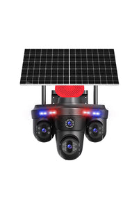 SNR3 7 Lens 3.5MP 4 Ekran PTZ WiFi Güvenlik Kamerası 30X Zoom IP66 Gece Görüşlü