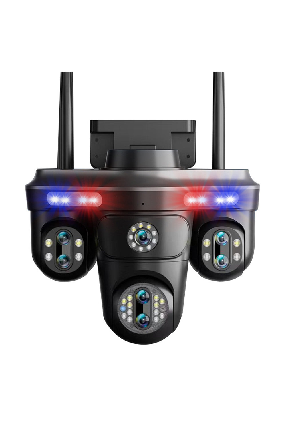 SNR3 7 Lens 3.5MP 4 Ekran PTZ WiFi Güvenlik Kamerası 30X Zoom IP66 Gece Görüşlü