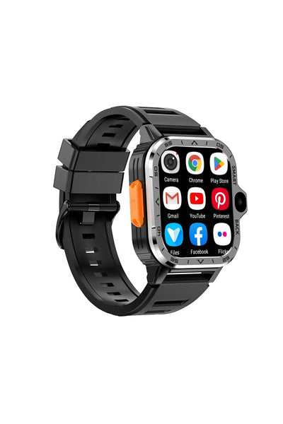 PGD Watch 4G Android Telefon Saat | SIM Kartlı | GPS | Wi-Fi | AMOLED | Play Store