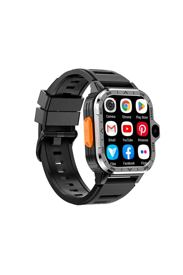 PGD Watch 4G Android Telefon Saat | SIM Kartlı | GPS | Wi-Fi | AMOLED | Play Store