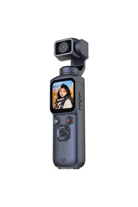4K Pocket Gimbal Kamera WiFi Destekli 330° Döner Lensli Yüz Takipli Mini Vlog Kamerası