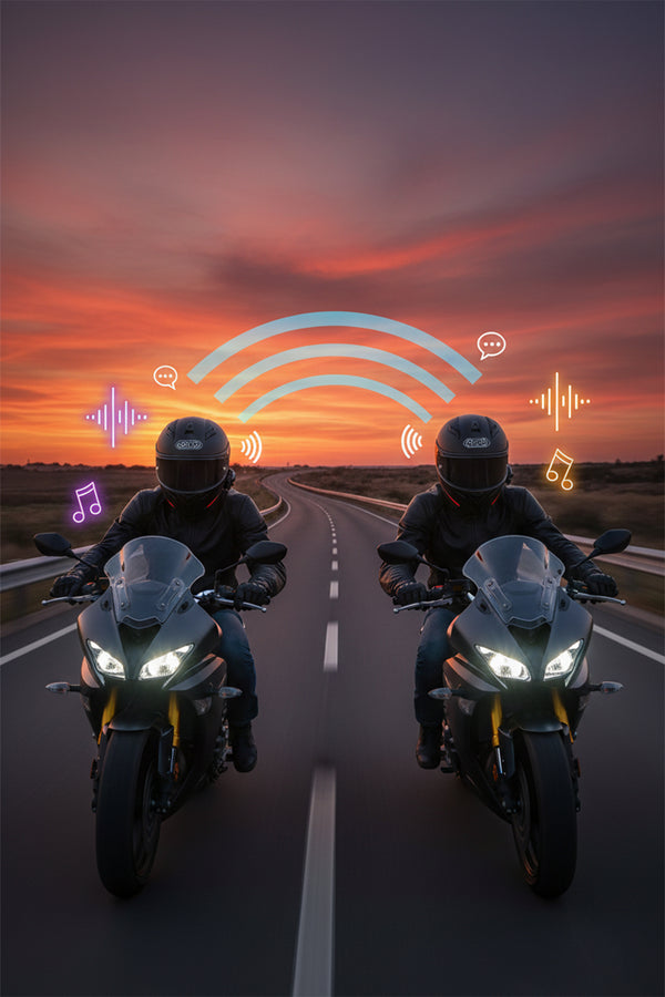 K08 Bluetooth 5.4 Kask İnterkom | ENC Gürültü Engelleyici | IPX8