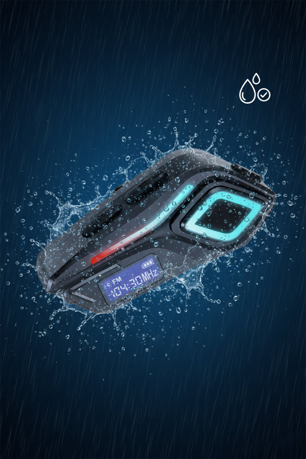 K08 Bluetooth 5.4 Kask İnterkom | ENC Gürültü Engelleyici | IPX8