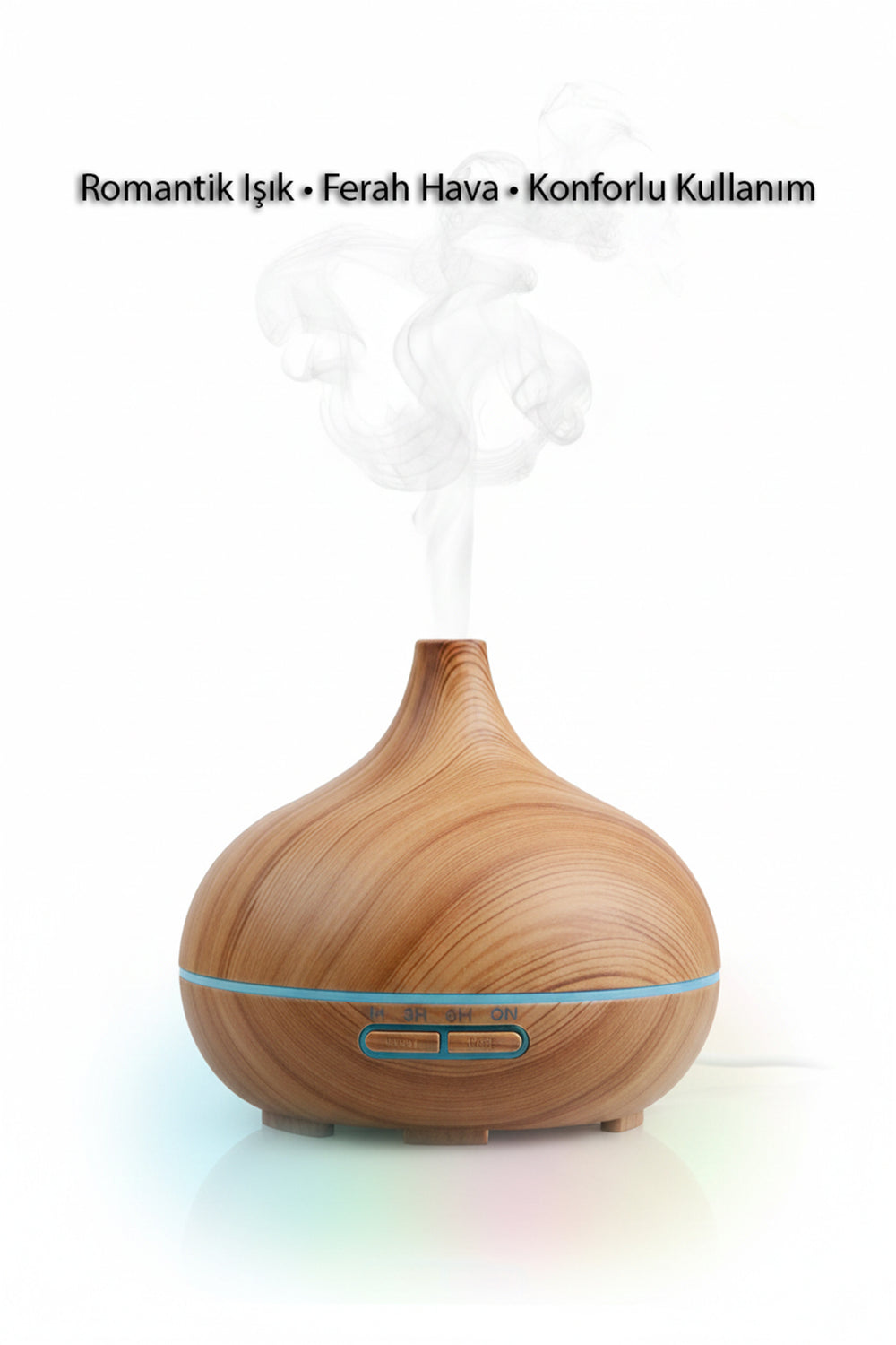 550ML Ultrasonik Aroma Difüzörü & Hava Nemlendirici