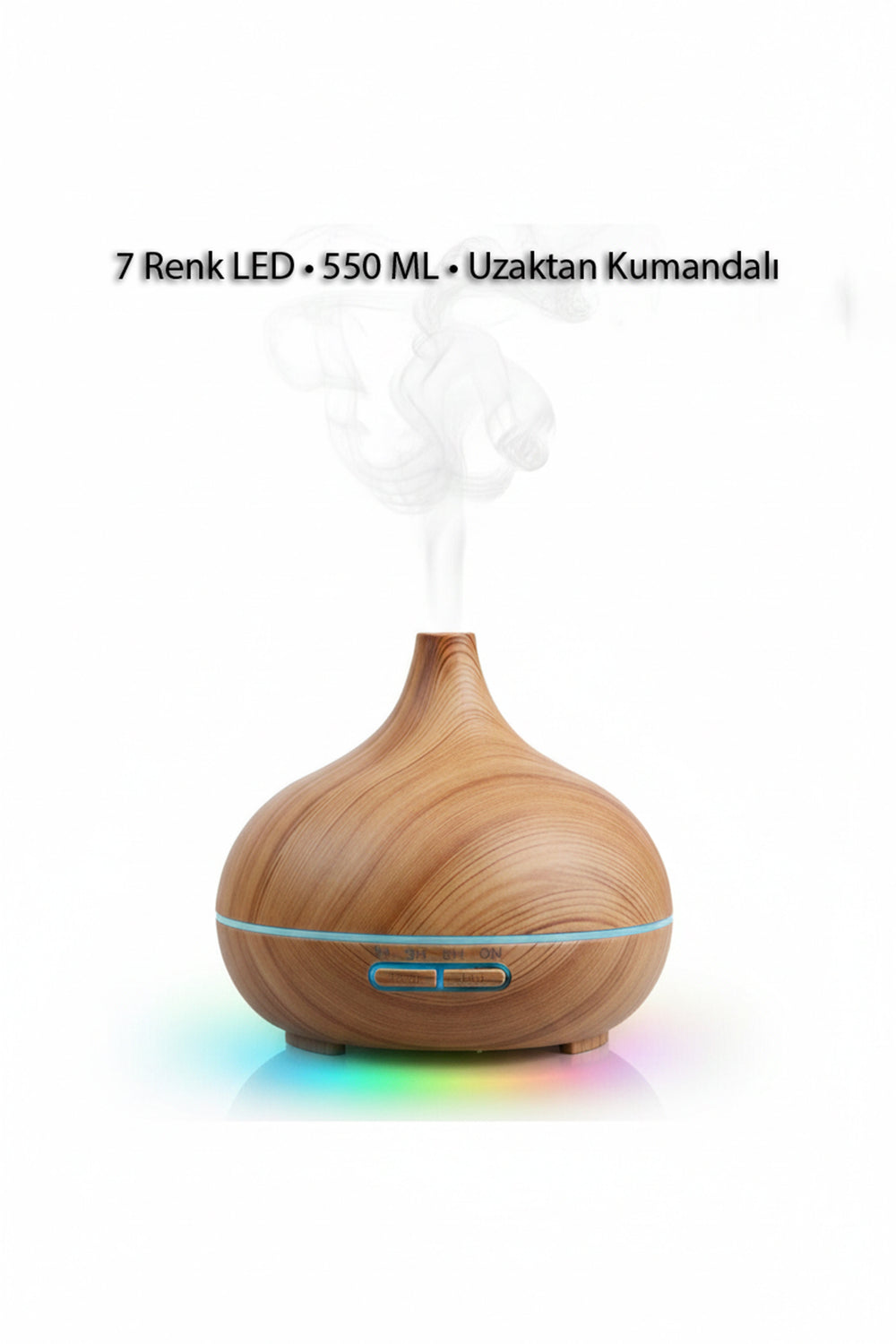 550ML Ultrasonik Aroma Difüzörü & Hava Nemlendirici