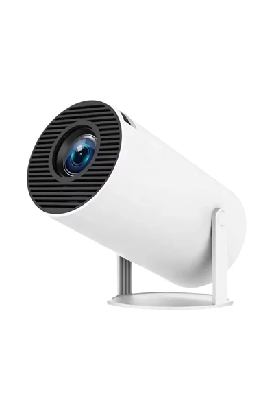 HY300 Akıllı Mini Projeksiyon | Android 11 | WiFi & Bluetooth | 180° Döner Lens